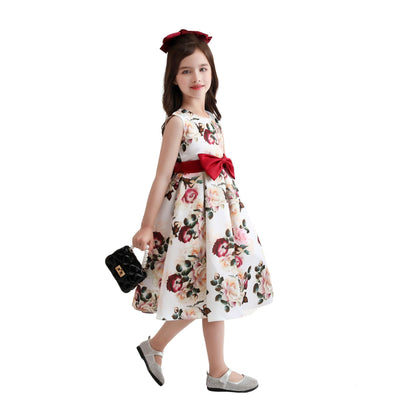 Vestido Princesa Estampado para Niñas y Adolescentes