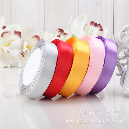 Cinta de Poliéster de 2.5cm Una Sola Cara para Manualidades y Decoración - Image 30