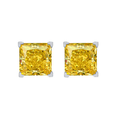Aretes de Diamante Carbono Corte Flor de Hielo - Image 5