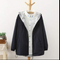 Chaqueta Reversible Estilo Coreano - Abrigo Béisbol Trendy Dos Caras