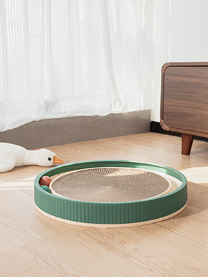 Rascador Grande de Cartón para Gatos con Juguetes - Protector de Muebles - Image 12