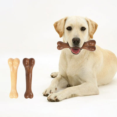 Juguete Masticable para Perros - Limpiador Dental con Forma de Hueso Resistente