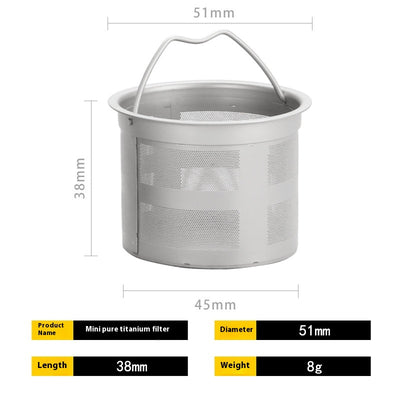 Colador de Té Titanio Ultra Denso - Infusor de Malla Premium - Image 7