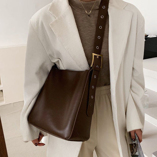Bolso Mensajero de Textura Avanzada All-Matching para Mujer