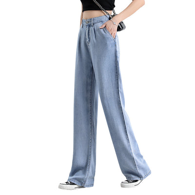 Jeans Holgados de Cintura Alta en Tencel - Comodidad Total - Image 5