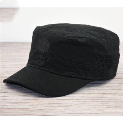 Gorra Plana Vintage con Bordado para Hombre - Image 5