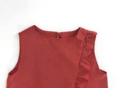 Vestido Liso con Volantes Elegante - Image 10