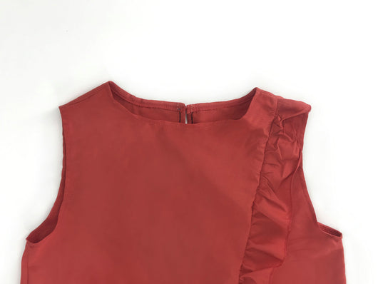 Vestido Liso con Volantes Elegante - Image 10