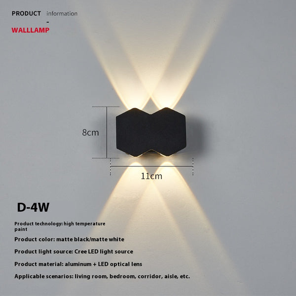 Lámpara de Pared LED Minimalista Onda para Pasillos - Image 8