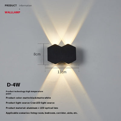 Lámpara de Pared LED Minimalista Onda para Pasillos - Image 8