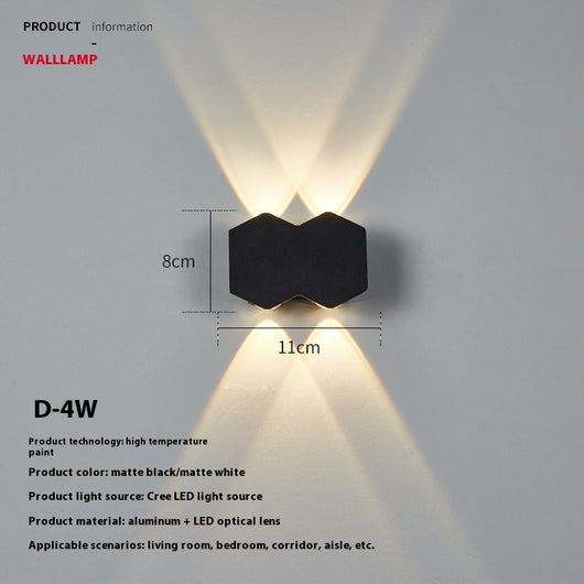 Lámpara de Pared LED Minimalista Onda para Pasillos - Image 8