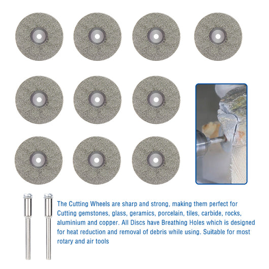 Kit de Herramienta Rotativa con Disco de Diamante para Pulido y Corte