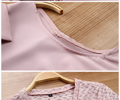 Traje Ejecutivo Tres Piezas para Mujer - Blusa Chiffon y Pantalón Slim - Image 9