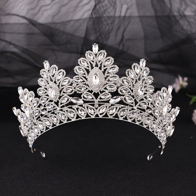 Corona de Cristal Brillante con Rhinestones - Accesorio Elegante Europeo y Americano - Image 8