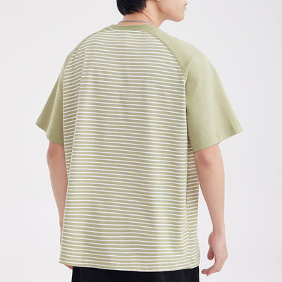 Playera de Rayas con Combinación de Colores para Hombre - Image 3