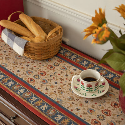 Camino de Mesa Vintage con Flecos Estilo Americano - Image 3