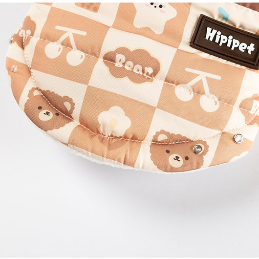 Abrigo Acolchado para Gatos y Perros - Chaleco Térmico Retro con Diseño Estampado - Image 6