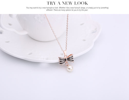 Conjunto de Joyería de Lujo con Moño y Diamantes Completos - Image 6