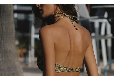 Bikini Deportivo Verde Pecho Pequeño - Estilo Vacaciones Termal - Image 25