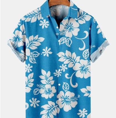 Camisa Estampada de Color Sólido para Hombre - Image 9