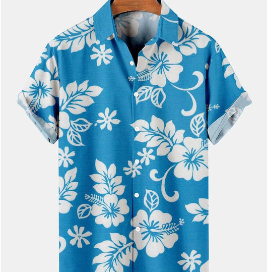 Camisa Estampada de Color Sólido para Hombre - Image 9