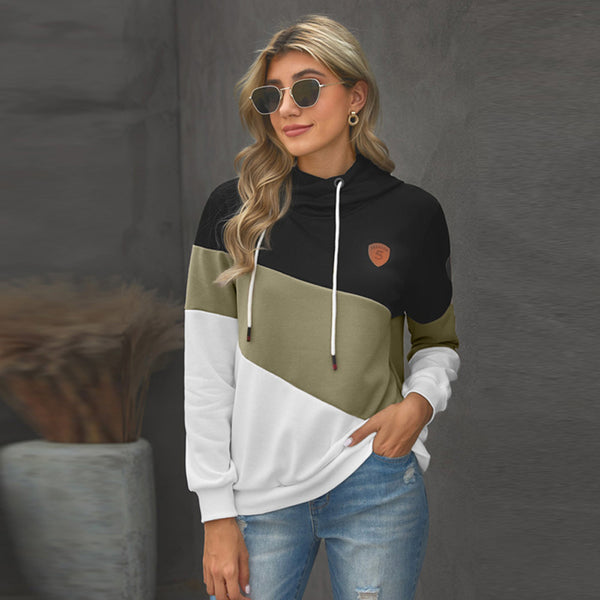 Sudadera Holgada con Capucha y Mangas Largas para Mujer