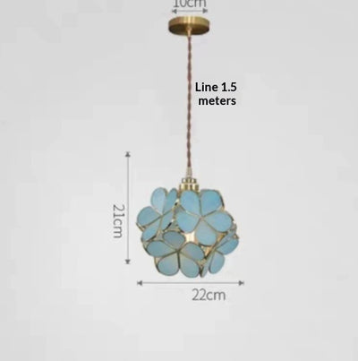 Lámpara Colgante de Vitrales Artesanal - Image 11