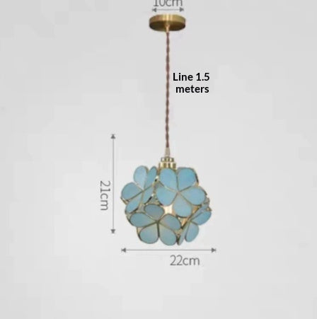 Lámpara Colgante de Vitrales Artesanal - Image 11