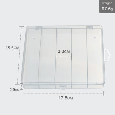 Caja Organizadora de Pesca con 5 Compartimentos Transparentes - Image 12