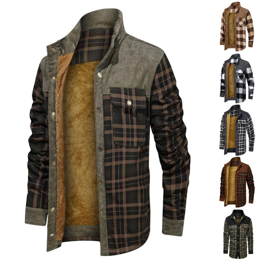 Chaqueta Camisa Cuadros Dragon con Tejido Reforzado - Image 12