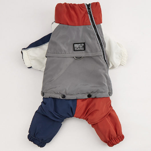Abrigo Acolchado para Perros Medianos y Grandes - Diseño a Juego de Colores para Invierno - Image 7