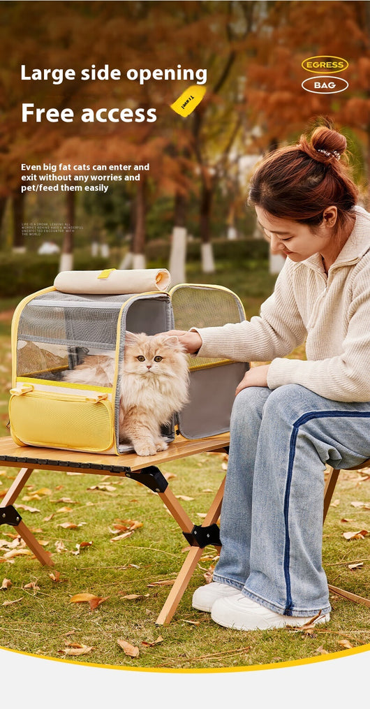Mochila de Gran Capacidad para Mascotas - Diseño Elegante y Funcional - Image 17