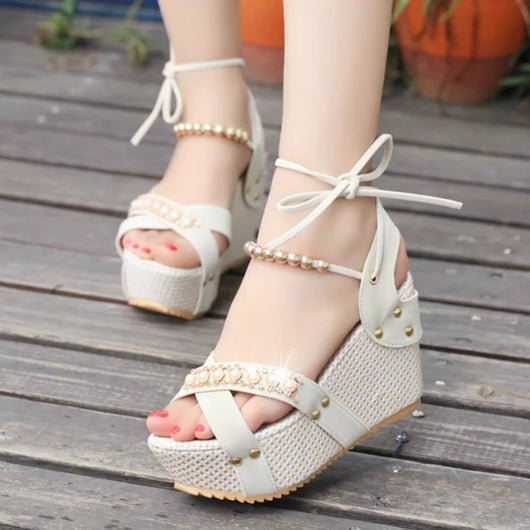 Sandalias de Tacón Alto Estilo Coreano para Mujer - Zapatos Casuales de Moda - Image 12