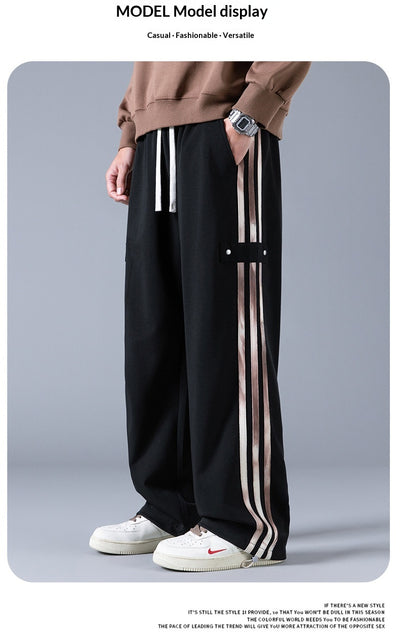 Pantalones Joggers Deportivos de Tres Franjas - Estilo Urbano Primavera - Image 17