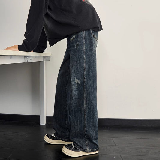 Jeans Rectos Holgados para Hombre - Estilo Moderno y Versátil