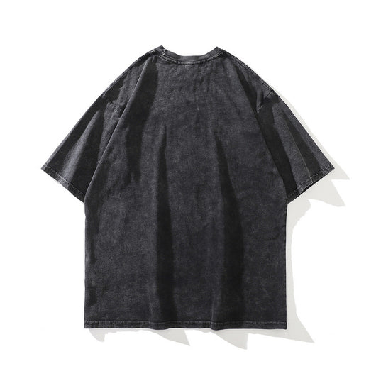 Camiseta Suelta Estampado Huesos para Hombre - Image 16
