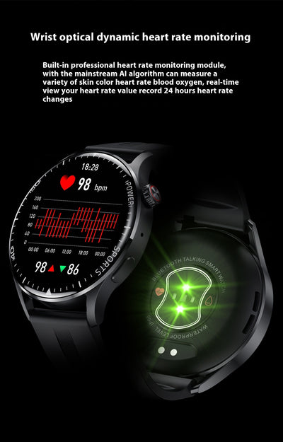 Reloj Inteligente Pantalla Grande HD con Monitoreo Cardíaco y Oxígeno en Sangre - Image 17