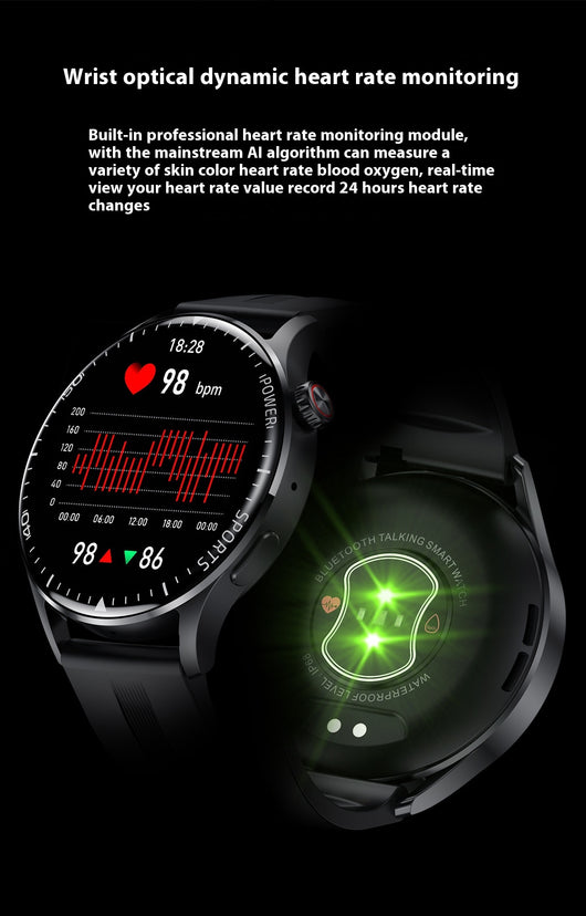 Reloj Inteligente Pantalla Grande HD con Monitoreo Cardíaco y Oxígeno en Sangre - Image 17
