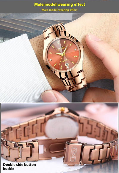 Reloj de Cuarzo Impermeable para Mujer de Temperamento Simple - Image 22