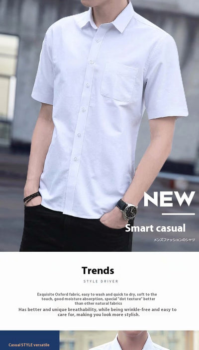 Camisa Manga Corta Moderna para Hombre - Estilo Verano - Image 12