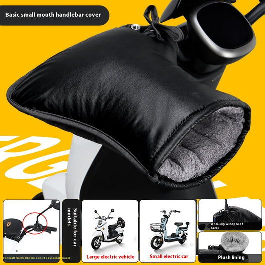Guantes Térmicos Impermeables para Motocicleta Eléctrica con Forro Polar - Image 16