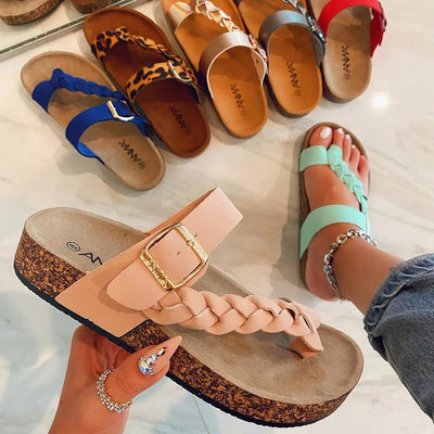 Sandalias de Corcho para Mujer - Chanclas Cómodas de Verano - Image 9