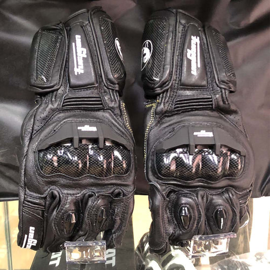 Guantes de Motociclismo Racing en Fibra de Carbono con Protección Antiimpacto