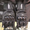 Guantes de Motociclismo Racing en Fibra de Carbono con Protección Antiimpacto