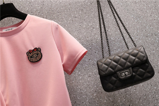 Conjunto de Dos Piezas: Blusa Ajustada y Pantalón Ancho - Image 9