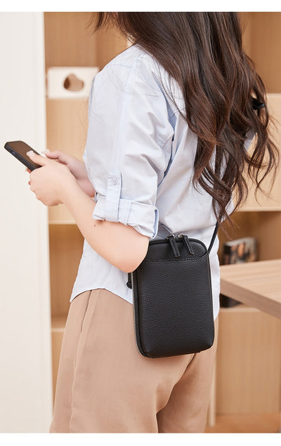 Bolso Bandolera Vertical para Mujer - Diseño Minimalista y Versátil - Image 11