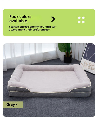 Cama Ortopédica para Mascotas de Cuatro Estaciones con Funda Removible y Lavable - Image 19