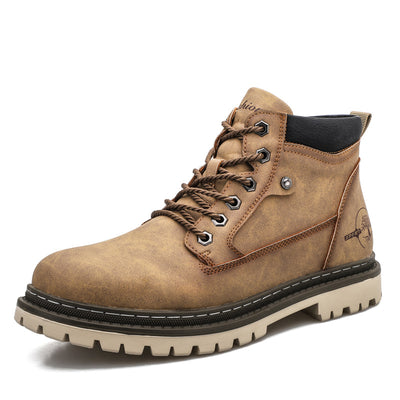 Botas Martin de Cuero Genuino para Hombre - Estilo Británico Talla Grande - Image 18