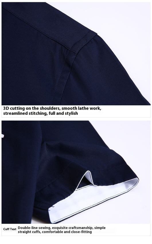 Camisa Casual Slim Fit Sin Planchado para Hombre - Image 17