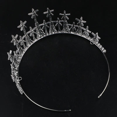 Corona Nupcial con Circonitas - Accesorio de Lujo para Novia - Image 11
